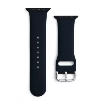 Hurtel siliconen armband APS voor Apple Watch 38/40/41mm armband horlogeband - zwart