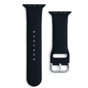 Hurtel siliconen armband APS voor Apple Watch 38/40/41mm armband horlogeband - zwart