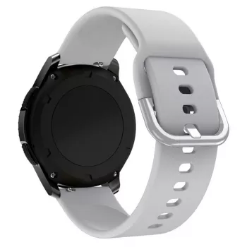 Hurtel siliconen bandje TYS Band voor Samsung Galaxy Watch 40 / 41 / 42 / 43 / 44 mm - grijs
