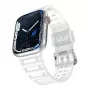 Hurtel Strap Triple Protection voor Apple Watch 42/44/45/49 mm armband - transparant