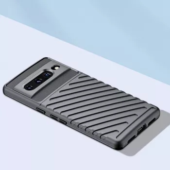 Hurtel Thunder Case Flexible Armored Cover voor Google Pixel 7 Pro Zwart