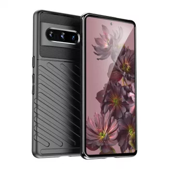 Hurtel Thunder Case Flexible Armored Cover voor Google Pixel 7 Pro Zwart