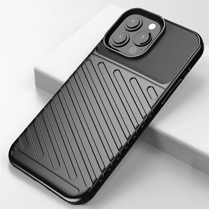 Hurtel Thunder Case iPhone 13 PRO MAX B USB-C naar USB-C kabel 1,2 m blauw