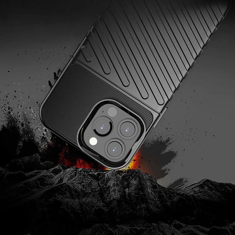 Hurtel Thunder Case iPhone 13 PRO MAX B USB-C naar USB-C kabel 1,2 m blauw