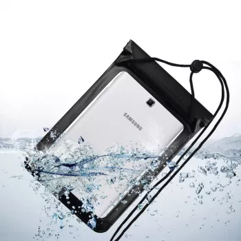 Hurtel Universeel Waterdicht Hoesje voor Telefoon / Tablet tot 8 inch Zwart