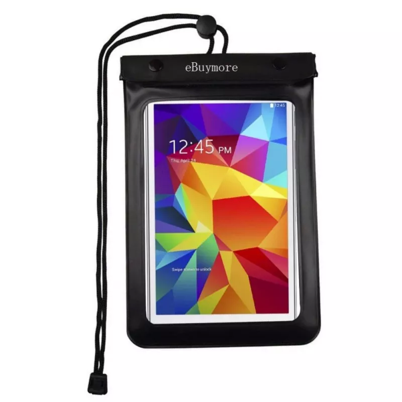 Hurtel Universeel Waterdicht Hoesje voor Telefoon / Tablet tot 8 inch Zwart