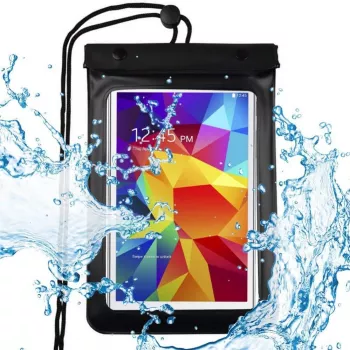 Hurtel Universeel Waterdicht Hoesje voor Telefoon / Tablet tot 8 inch Zwart