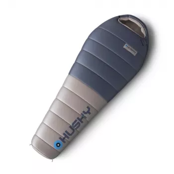 Husky DOPY donsslaapzak -25°C, 85x220 cm, 1,69 kg, blauw/grijs