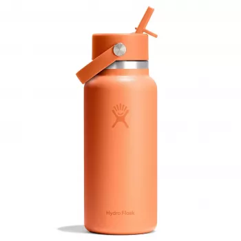 Hydro Flask 946ml Wide Flex Straw Cap 32OZ Nectar oranje