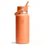 Hydro Flask 946ml Wide Flex Straw Cap 32OZ Nectar oranje