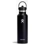 Hydro Flask Standard Mouth Flex Straw Cap waterfles 21 oz (620 ml) zwart