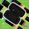 Hyperkin M07541-MTCN harde schaal, groen, veelkleurig, PEVA, voor Nintendo Switch Lite, schokbestendig, waterafstotend, draagtas
