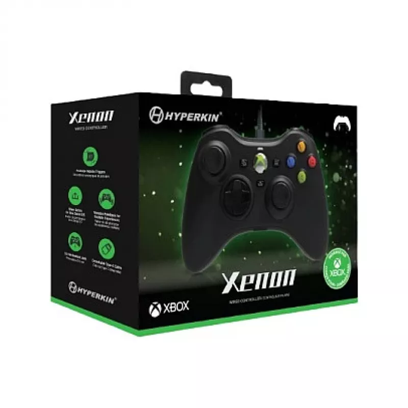 Hyperkin Xenon bedrade controller voor Xbox Series X|S, Xbox One & PC – zwart