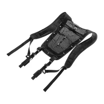 Hypershell AeroFlex schouderband – ergonomische Air-Mesh-voering, universele pasvorm, 20 kg belasting, Stealth Black