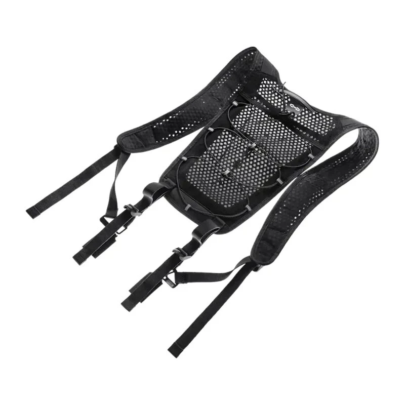 Hypershell AeroFlex schouderband – ergonomische Air-Mesh-voering, universele pasvorm, 20 kg belasting, Stealth Black