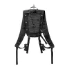 Hypershell AeroFlex schouderband – ergonomische Air-Mesh-voering, universele pasvorm, 20 kg belasting, Stealth Black