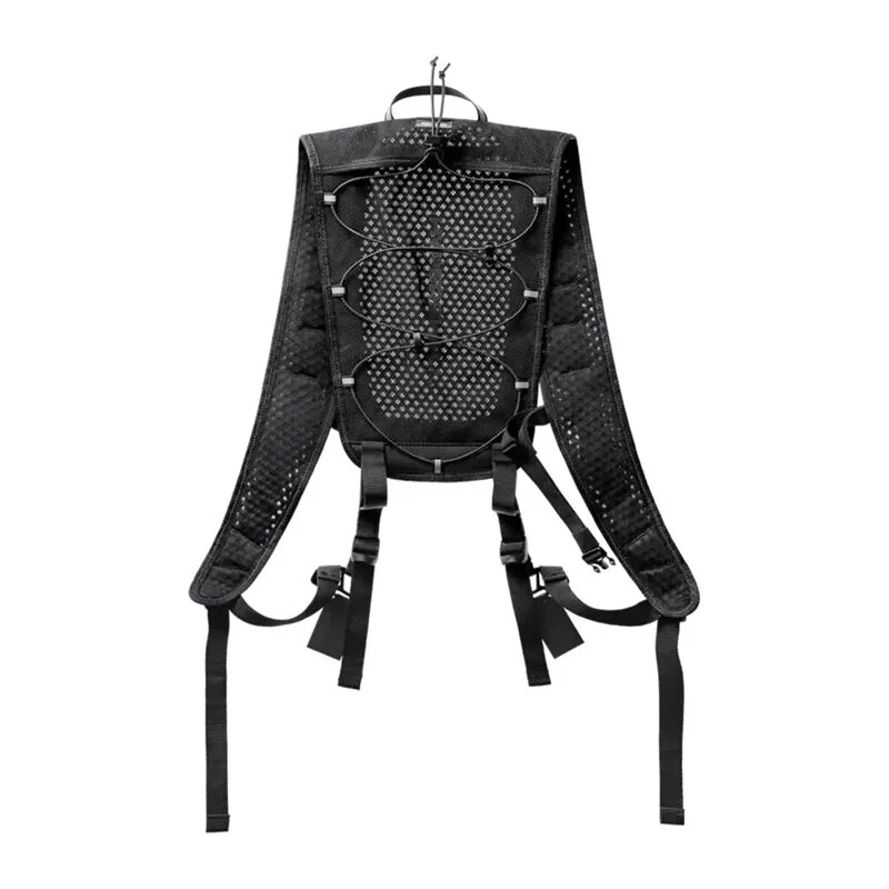 Hypershell AeroFlex schouderband – ergonomische Air-Mesh-voering, universele pasvorm, 20 kg belasting, Stealth Black