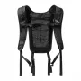 Hypershell AeroFlex schouderband – ergonomische Air-Mesh-voering, universele pasvorm, 20 kg belasting, Stealth Black