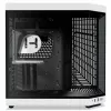 Hyte Y70 Panda Mid Tower behuizing met 14.1 inch touchscreen, gehard glas, zwart/wit