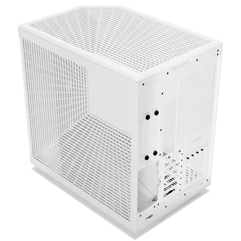 HYTE Y70 Touch Mid-Tower behuizing, wit, 14,1 inch LCD-touchscreen, gehard glas, E-ATX/ATX/mATX/Mini-ITX