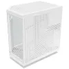 HYTE Y70 Touch Mid-Tower behuizing, wit, 14,1 inch LCD-touchscreen, gehard glas, E-ATX/ATX/mATX/Mini-ITX