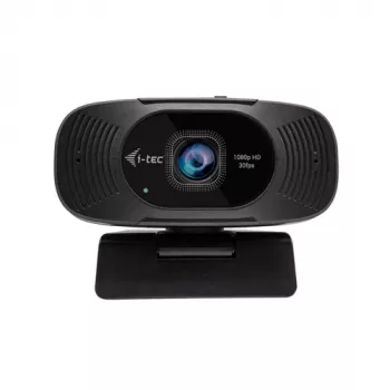 I-TEC Solomon 200 Full HD 1080p zakelijke webcam met dubbele microfoons en privacyschuif