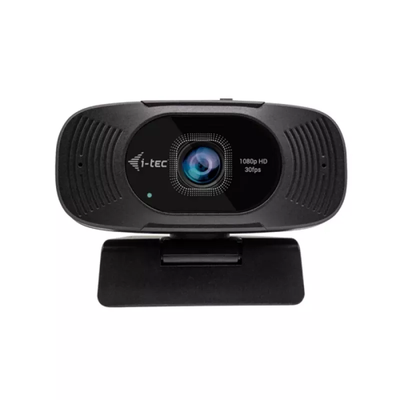 I-TEC Solomon 200 Full HD 1080p zakelijke webcam met dubbele microfoons en privacyschuif
