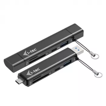 I-TEC USB-C/A-dongle SD TF 2x USB (USB-A USB-C)