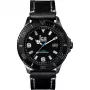 ICE MAN VT.BK.B.L.13 (44mm) quartz polshorloge analoog zwart siliconenband
