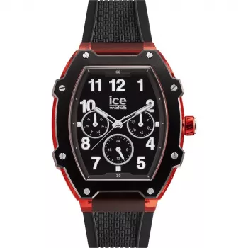 ICE WATCH ICE Man 23316 40mm roze siliconen quartz horloge
