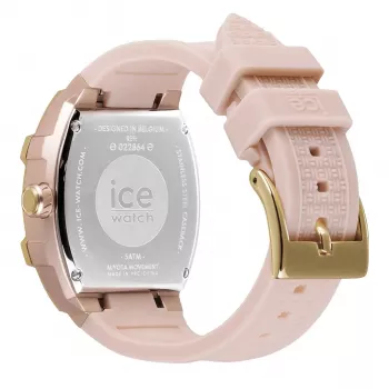 ICE dameshorloge 22864 (35mm) - roze siliconen