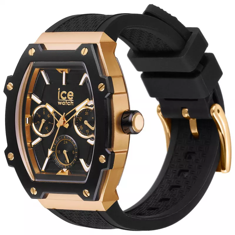 ICE dames analoog kwartshorloge 22865 (35mm) – roze siliconen band, 10 ATM