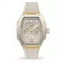 ICE dameshorloge 22869 (35mm) - roze siliconen, quartz analoog, 10 ATM