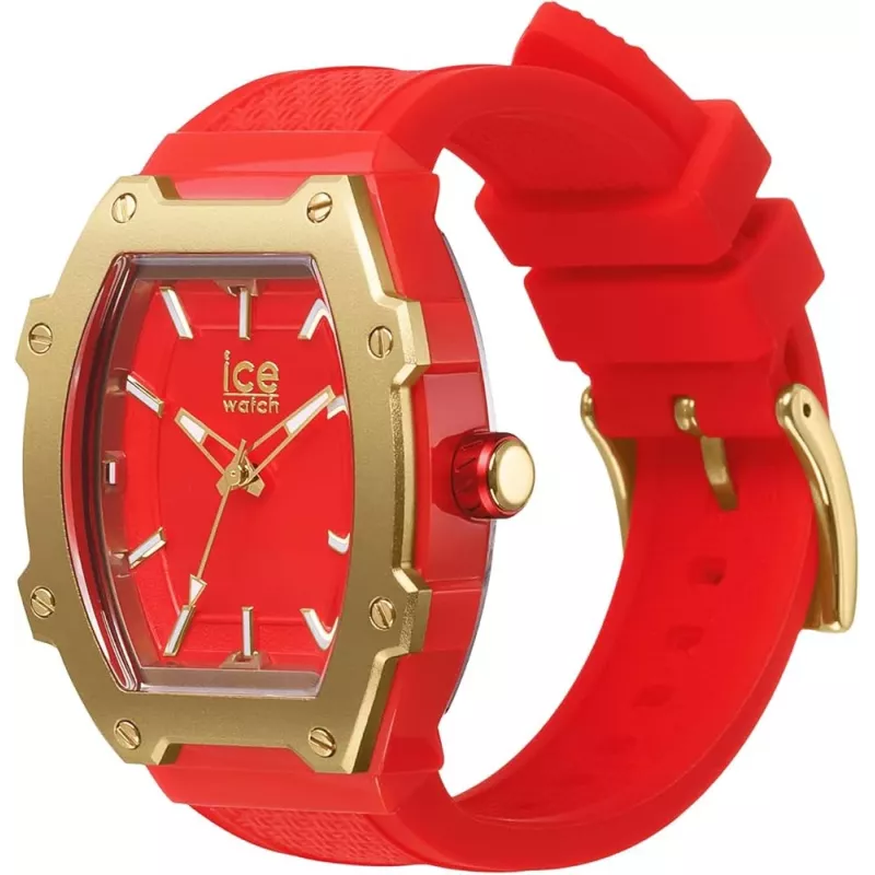 ICE dameshorloge 23320 (36mm) – roze siliconen band, analoog quartz