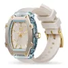 ICE dameshorloge 23321 roze 36mm quartz analoog siliconenband 10 ATM