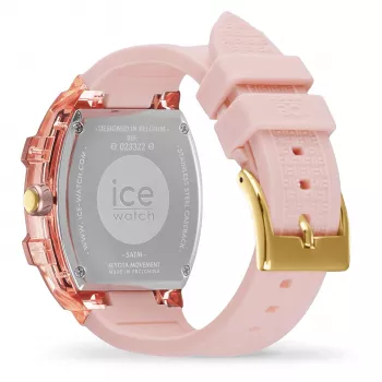 ICE dameshorloge 23322 (36mm) roze siliconen quartz