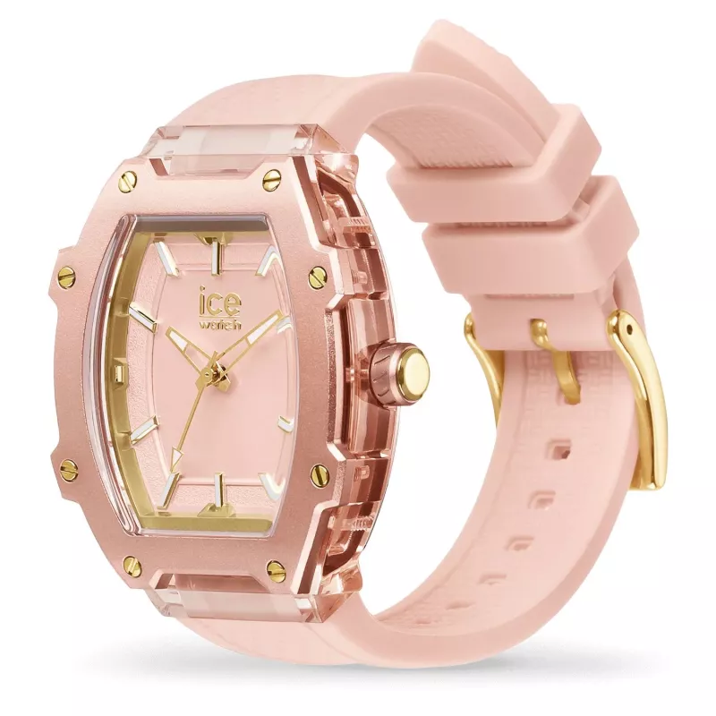 ICE dameshorloge 23322 (36mm) roze siliconen quartz