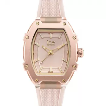 ICE dameshorloge 23322 (36mm) roze siliconen quartz