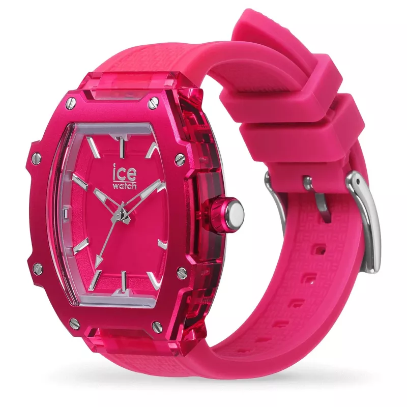 ICE dameshorloge 23323 36mm roze siliconen quartz