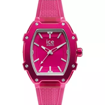 ICE dameshorloge 23323 36mm roze siliconen quartz