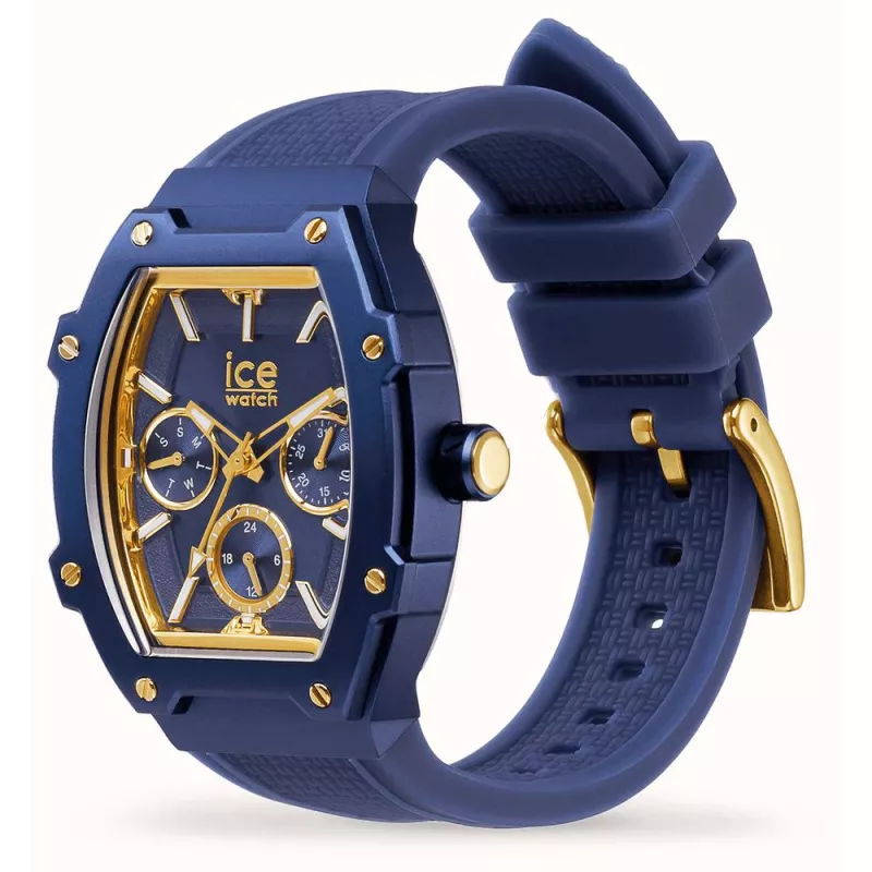 ICE dames analoog kwartshorloge 23802 (45mm) – witte siliconen band