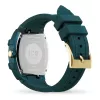 ICE dameshorloge 23805 (45mm) - roze siliconen, quartz analoog, 10 ATM