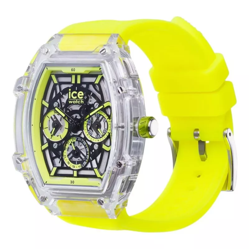 ICE dameshorloge 24286 (45mm) - roze siliconen quartz analoog