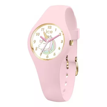 ICE dameshorloge IC016722 34mm roze siliconen quartz