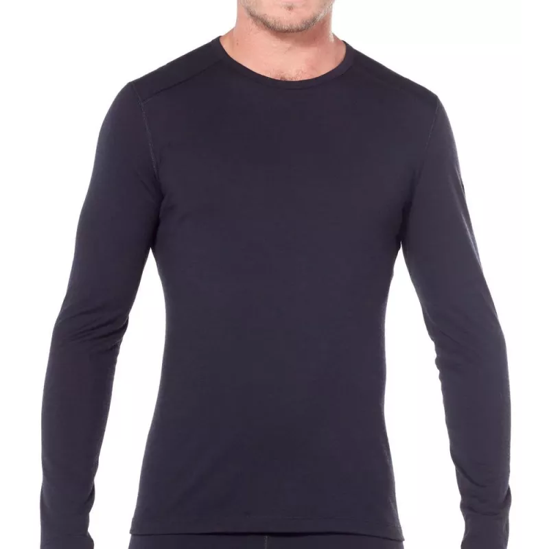 Icebreaker 200 Oasis L/S Crewe - Zwart (XL)