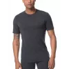 Icebreaker Anatomica S/S Crewe Base Layer T-shirt - Black/Monsoon - maat M