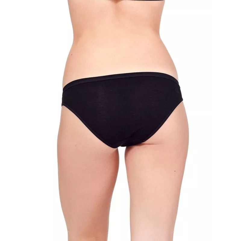 Icebreaker heren 103164001 Merino Wool bikini briefs zwart