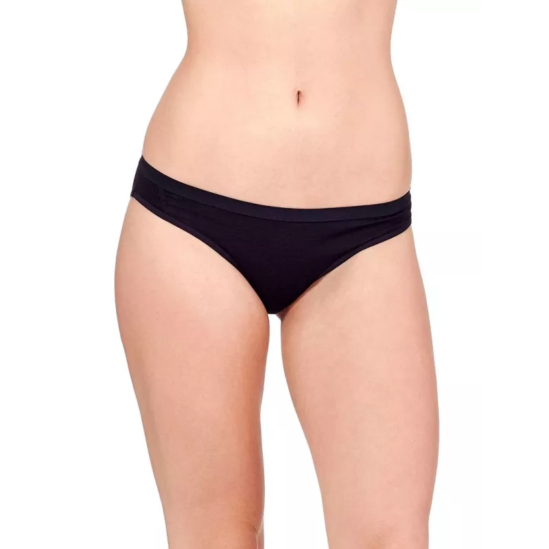 Icebreaker heren 103164001 Merino Wool bikini briefs zwart