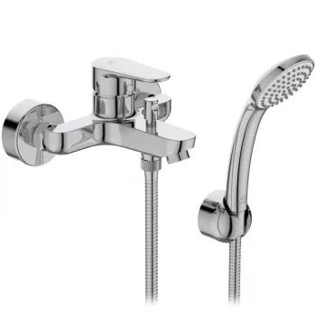 Ideal Standard BC706AA Cerafine O badkraan, chroom, wandmontage, eenhendelmengkraan