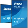 IIYAMA LH5066UHSB-B1AG 50 inch 4K UHD IPS digital signage display met Android, 2x HDMI, USB-C, 500 cd/m²